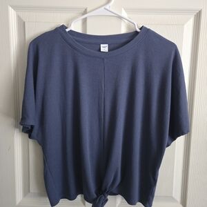 Old Navy Active Navy Tied Top S